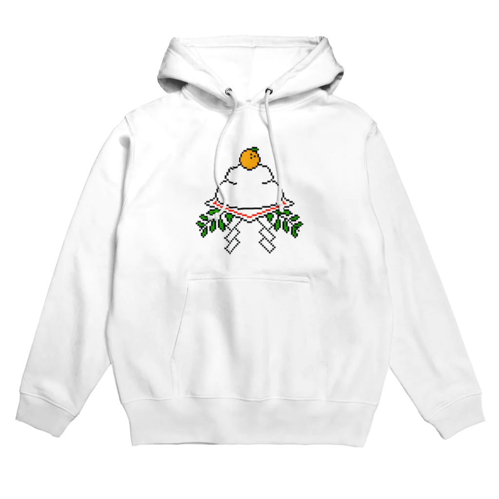 yuNN3の鏡もちドット絵 Hoodie