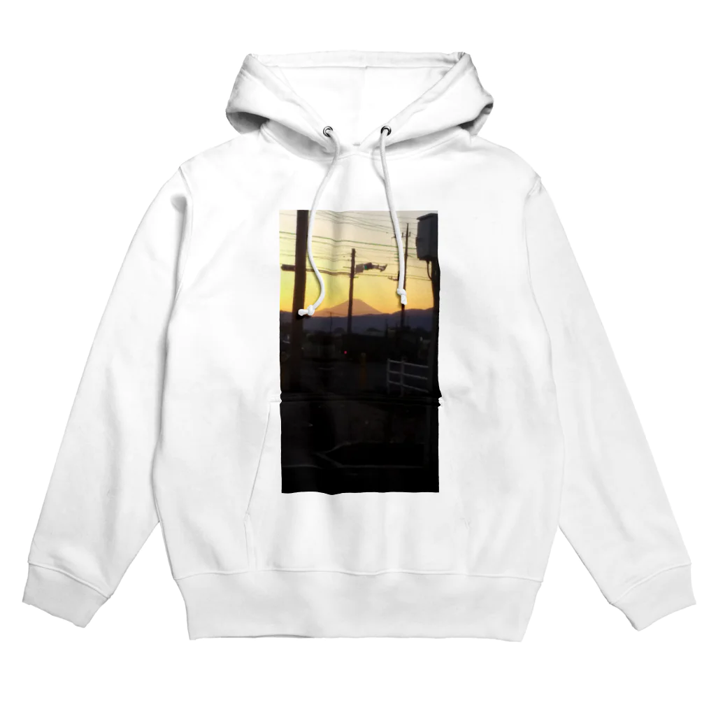 GURABITEIの夕日の富士山 Hoodie