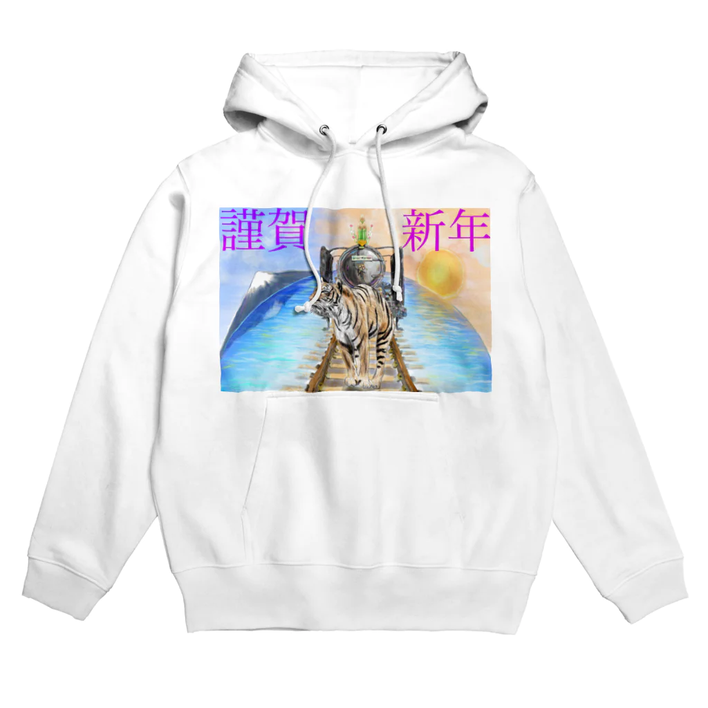 面白Tシャツ専門店のKingashinnen Hoodie