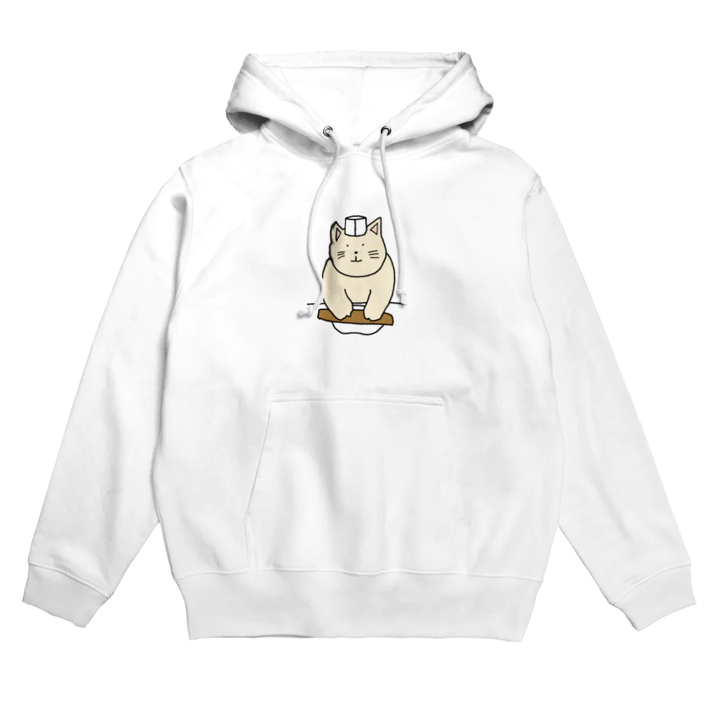 ＋Whimsyの蕎麦打ちねこ Hoodie