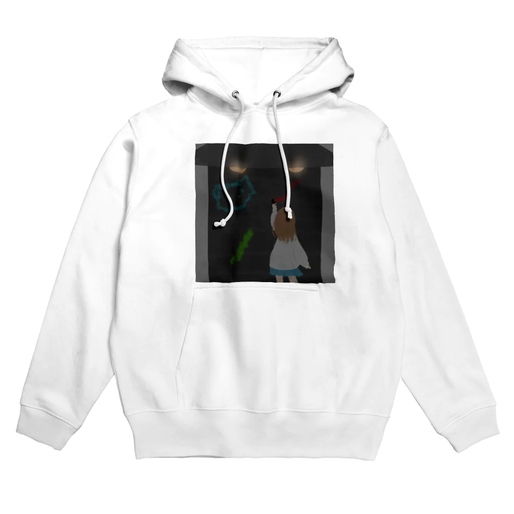 LILA LOGのらくがき Hoodie