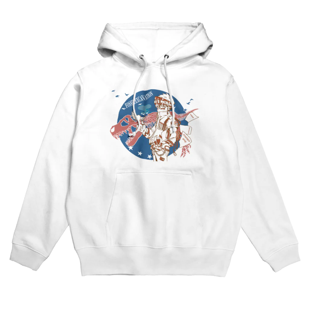 ばいたるBOXのそうだ恐竜発掘に行こう(シンプル Hoodie