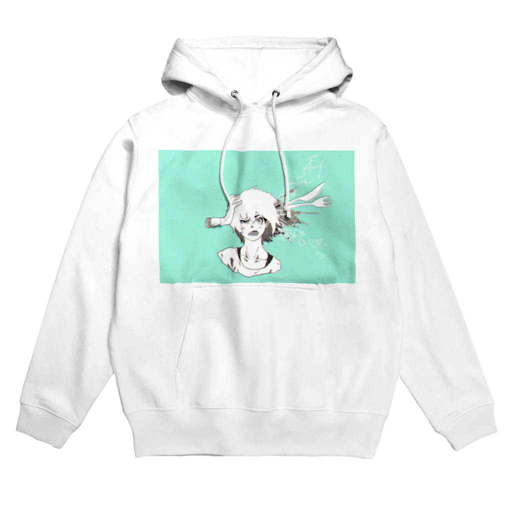 ノイローゼのBURST OPEN Hoodie