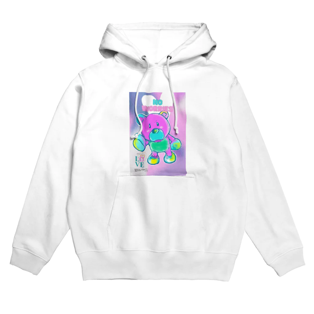 TOMMY★☆ZAWA　ILLUSTRATIONのだいじょうぶ。くま。カラー。 Hoodie