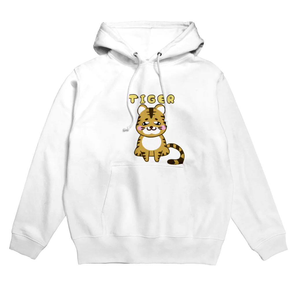 基山ナルのギャラリーのウルウル虎くんグッズ Hoodie