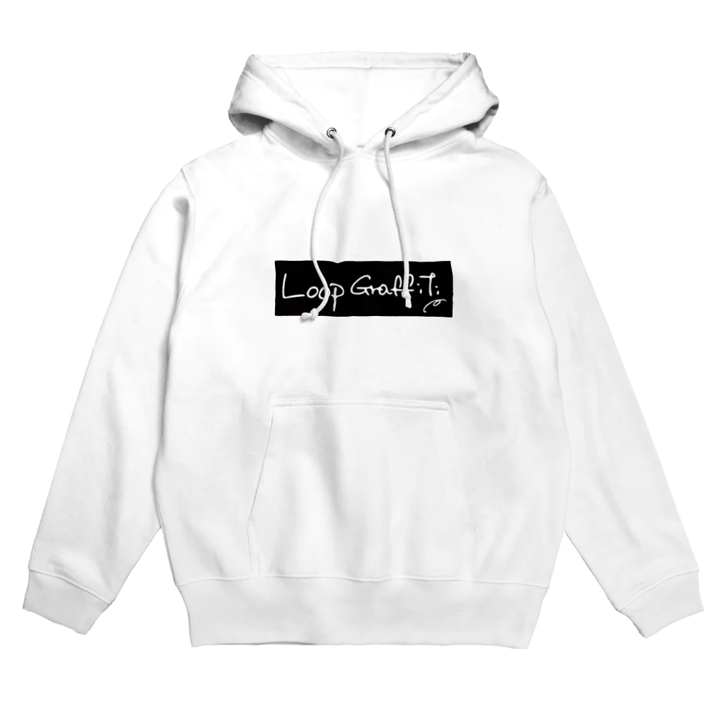 Loop Graffitiの「Loop Graffiti」白抜きロゴ Hoodie