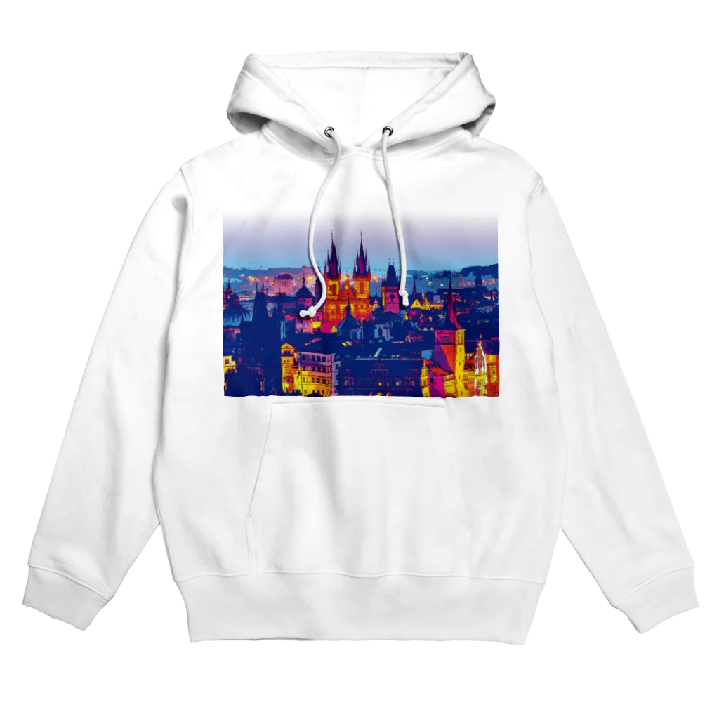 GALLERY misutawoのチェコ プラハの朝 Hoodie