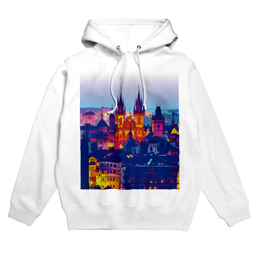 GALLERY misutawoのチェコ プラハの朝 Hoodie