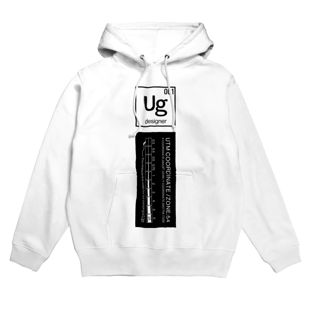 UG001 / Apparel lineのUG001 Chemical symbol パーカー