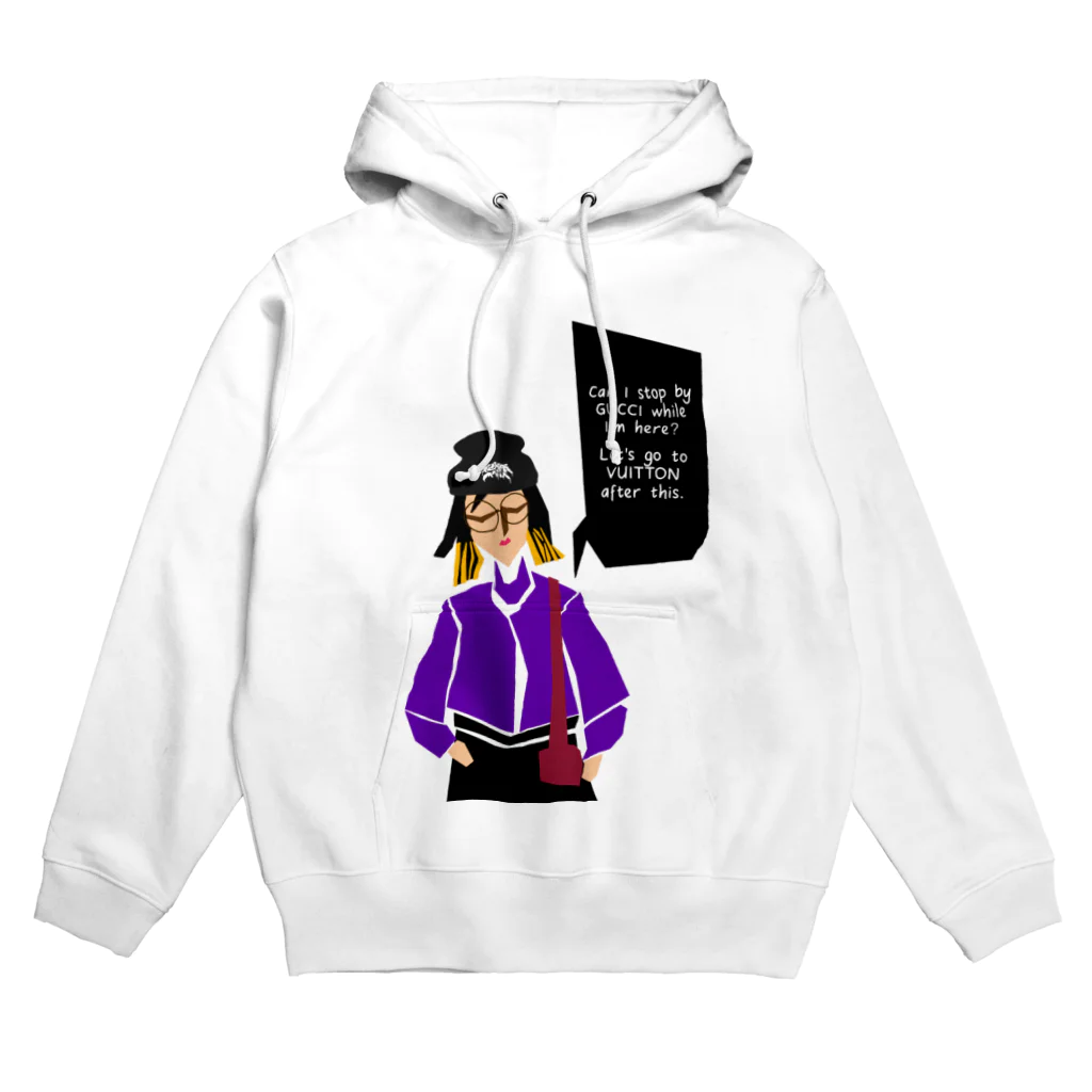 スニーカーマフィアSHOPの“YABAJO”パート③ 「kinsenkankaku woman」 Hoodie