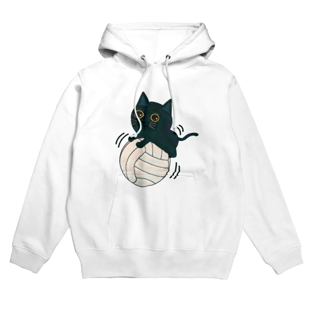 chicodeza by suzuriのバレーボールの猫ちゃん Hoodie