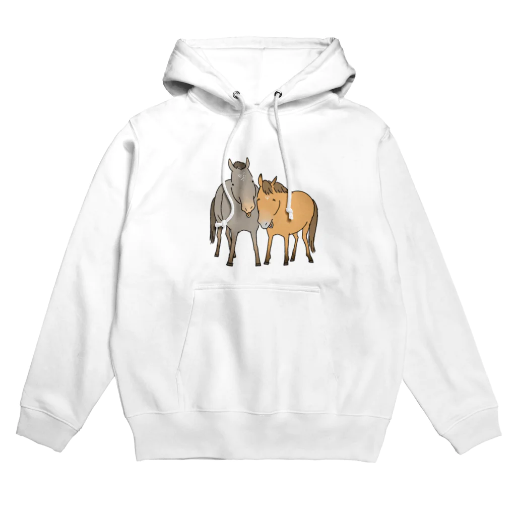 poniponiの仲良し与那国馬 Hoodie