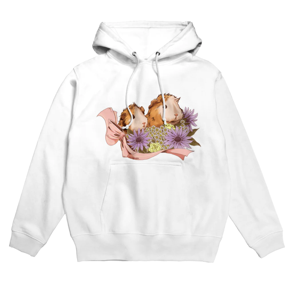 Lichtmuhleのお花とモルモット06 Hoodie