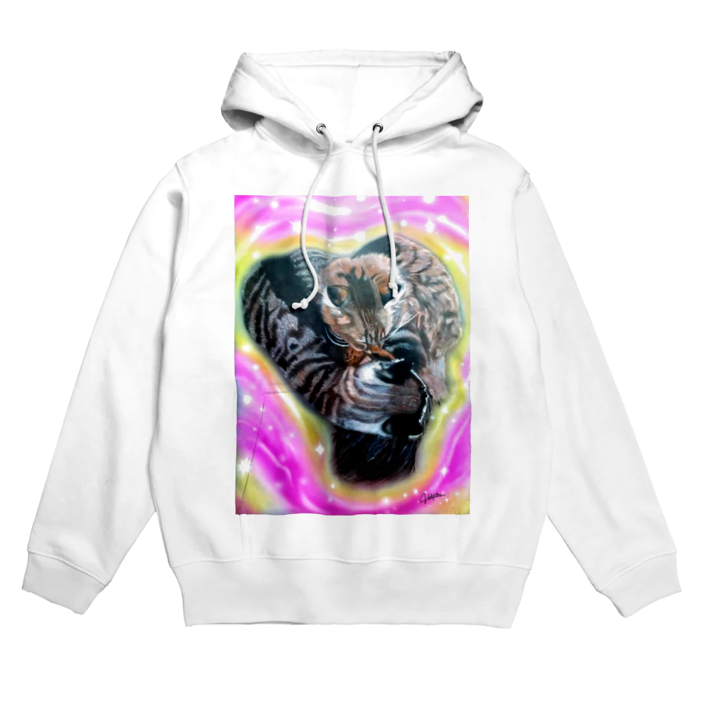 ガレージ66ペイントhouseのNPO犬猫保護団体協力商品 Hoodie