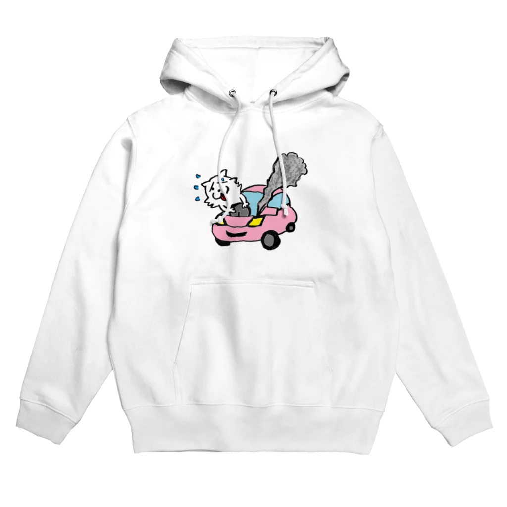 kakuu factory【架空工房】のかしこい犬、だいじろう・車故障編 Hoodie