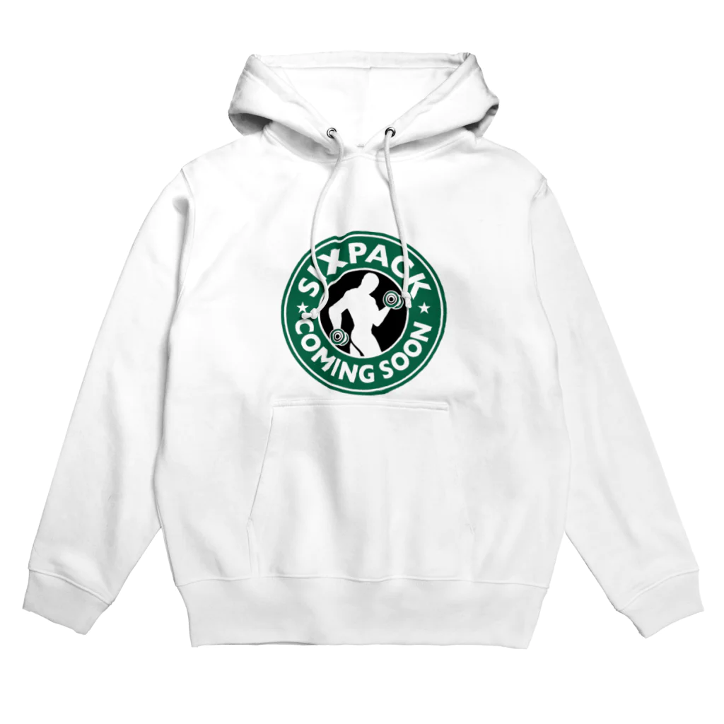 グラフィンのSIXPACK COMING SOON シックスパックはもうすぐ Hoodie