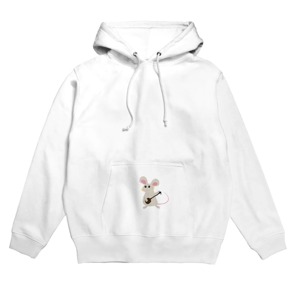 ふりむん達のお店のさんしんねずちゃん Hoodie