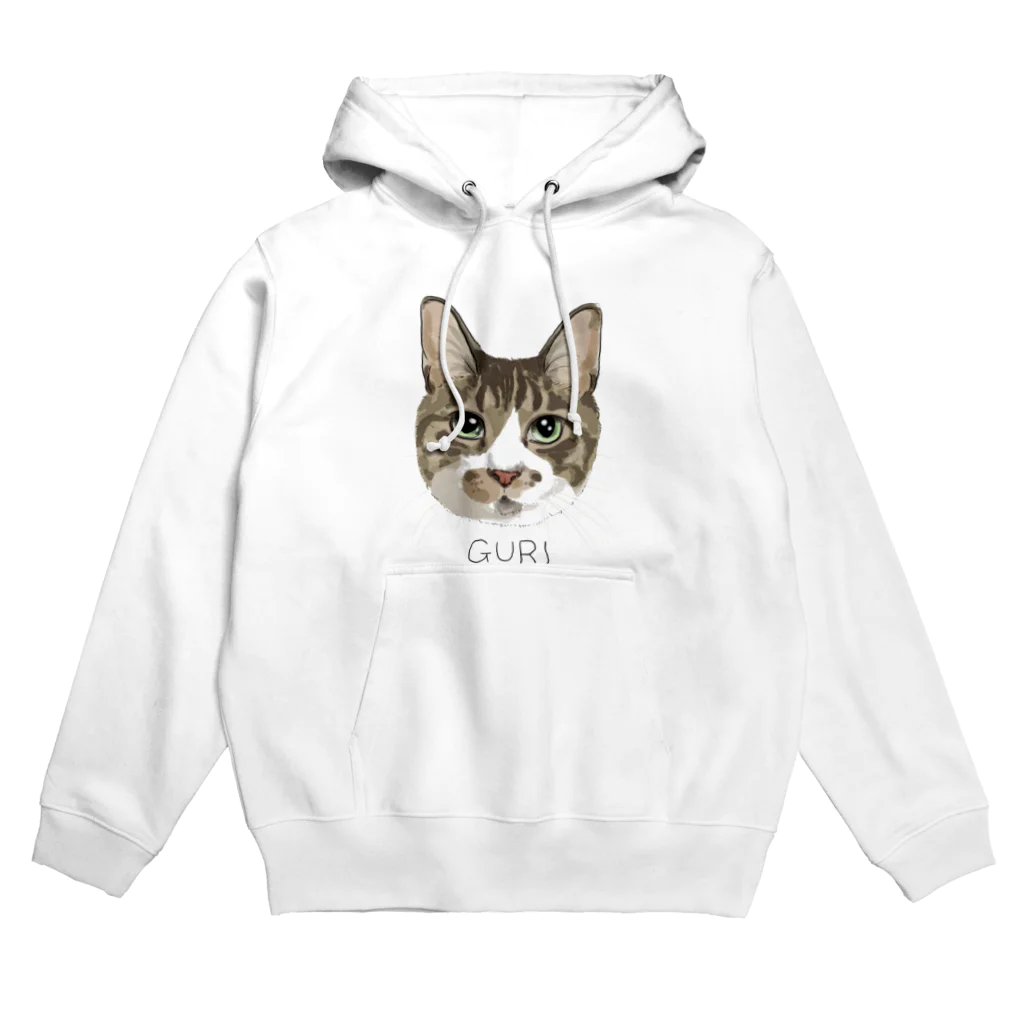 みきぞーん｜保護猫 ミッキー画伯と肉球とおともだちのGURI Hoodie