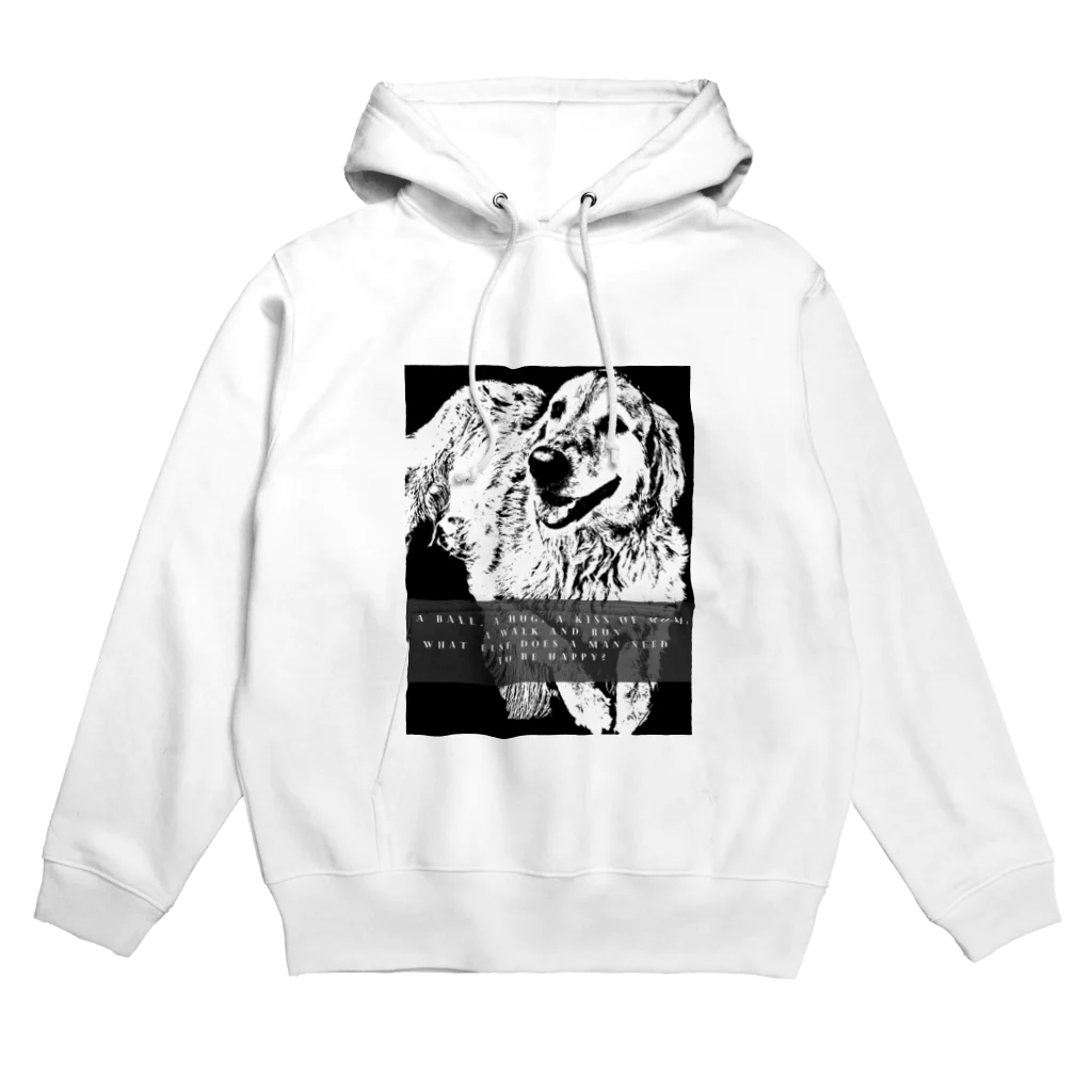 大谷麻衣｜Mai Ohtaniのゴールデン・レトリバーのトット Hoodie