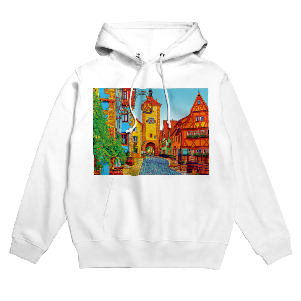 GALLERY misutawoのドイツ ローテンブルクのジーバー塔 Hoodie