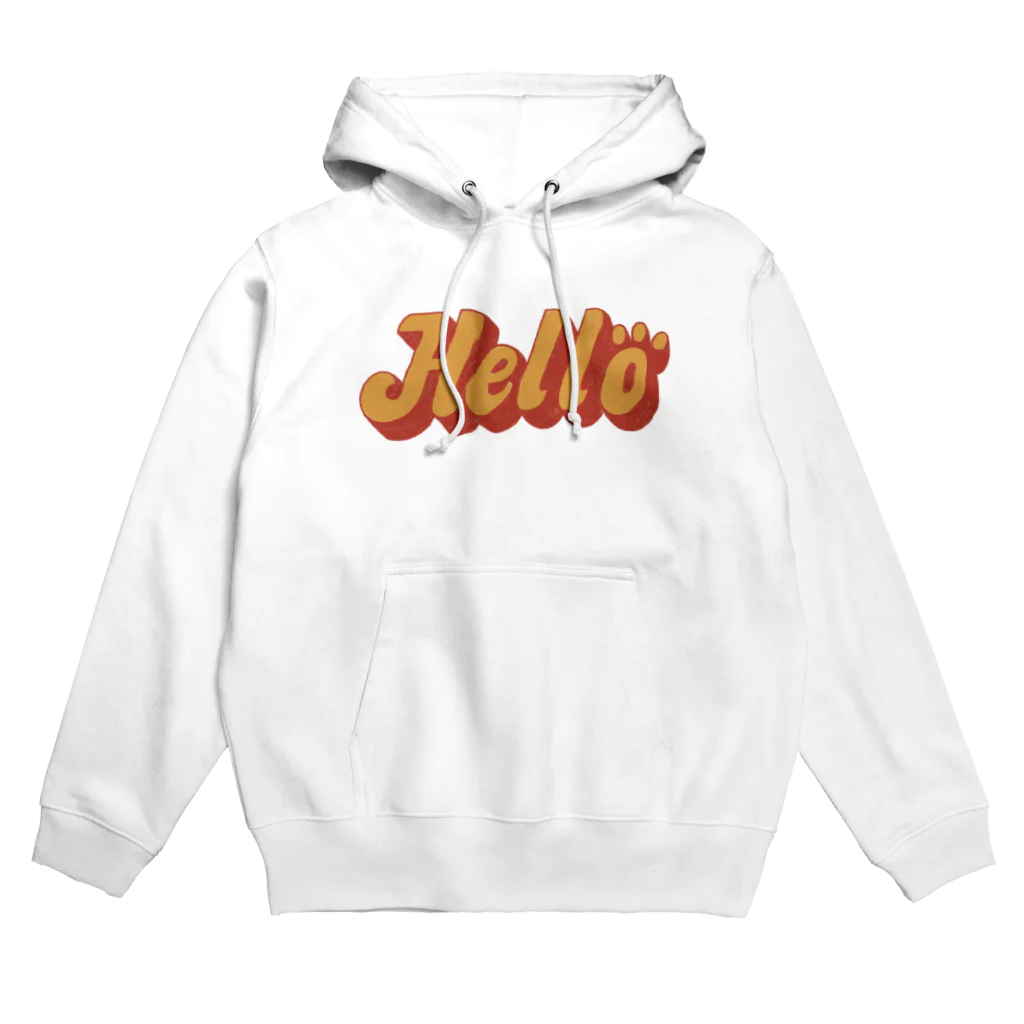 コノデザインのCat says hello Hoodie