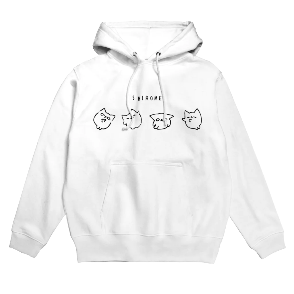 アートの綿毛のSHIROME（しろめ） Hoodie