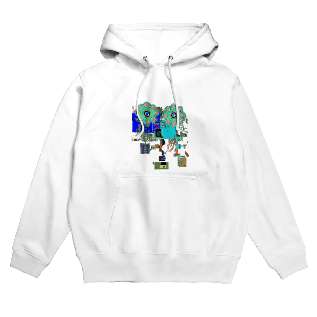 MandaraWorksのイカれポンチ君反転 Hoodie