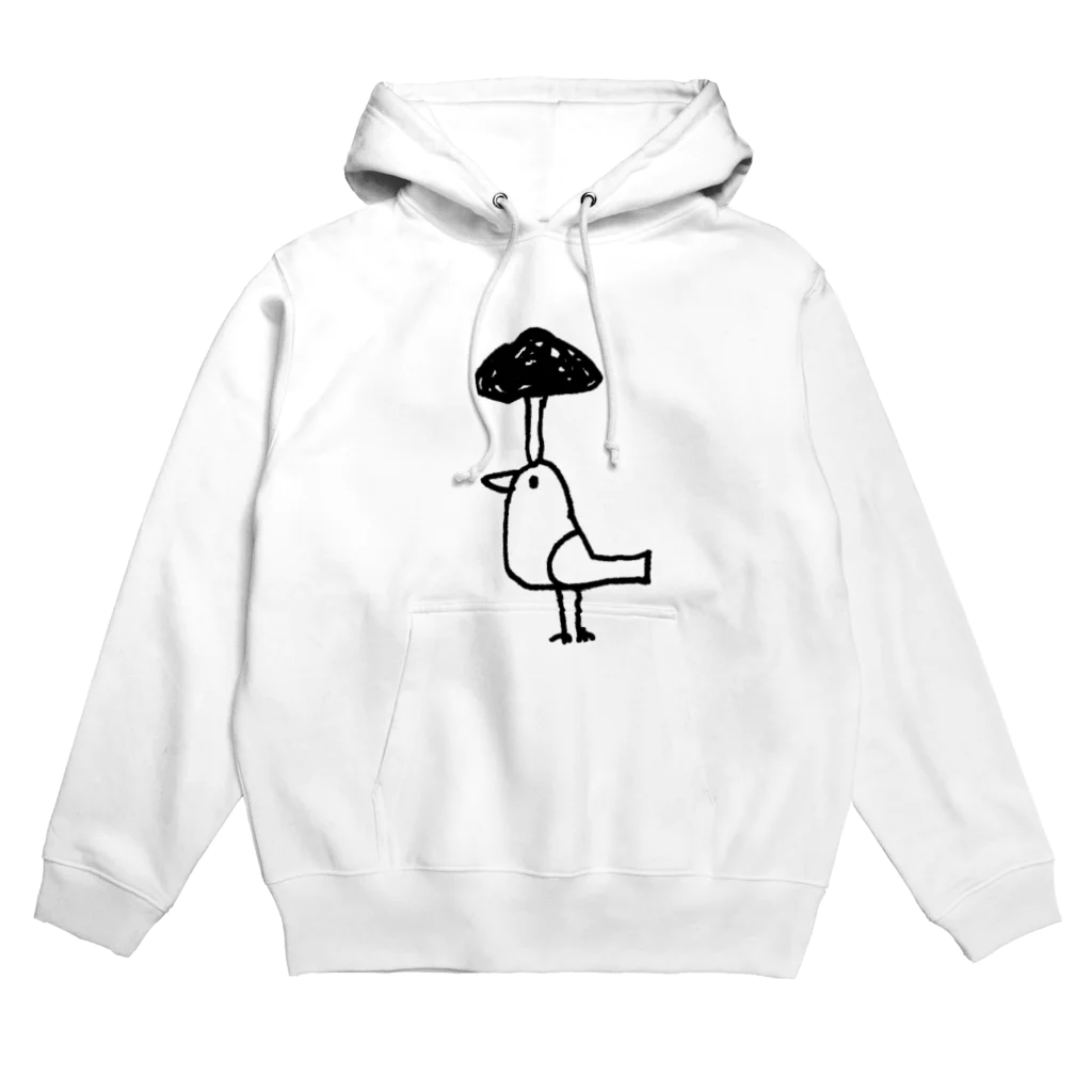 sucre usagi (スークレウサギ）のきのこ鳥 Hoodie