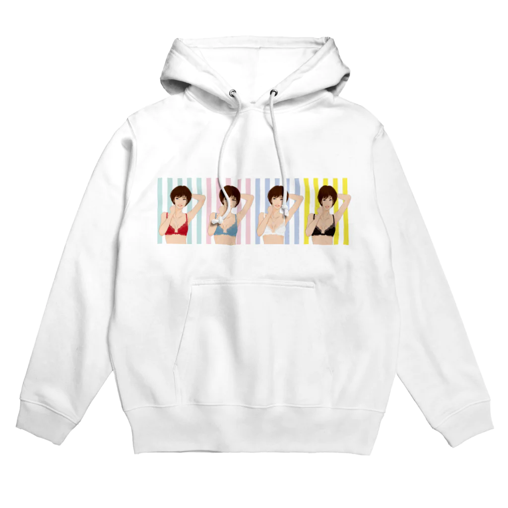 Shigenori Negishi Illust ShopeのGirl In 4C（UP-02) Hoodie