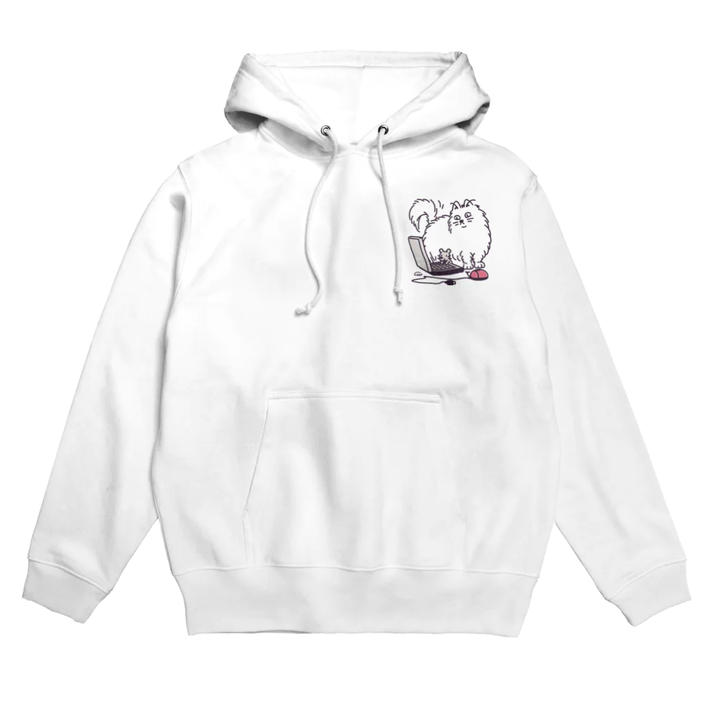 イラスト MONYAAT のワンポイント ワールドワイドでCHU*M配置 Hoodie