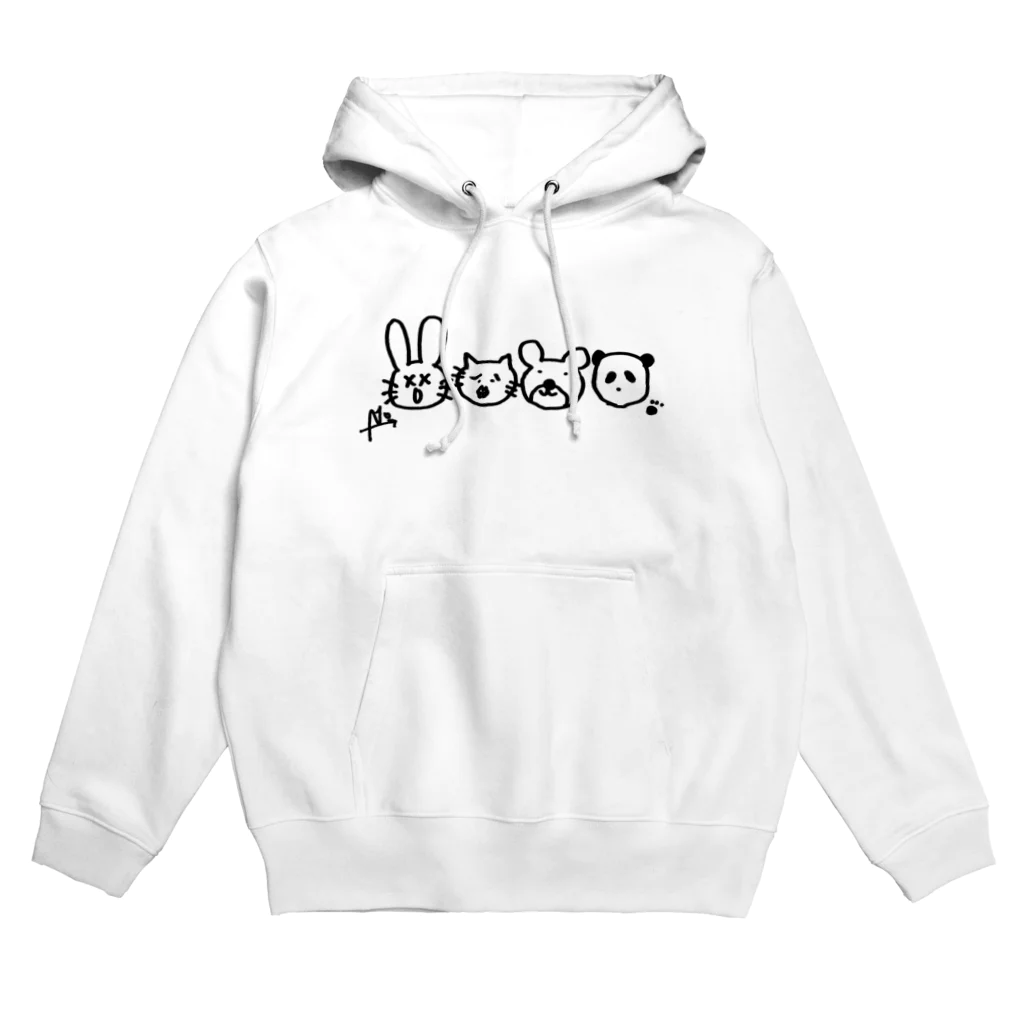 パンダのSHOWの彼女Nのきまぐれ（どうぶつたち） Hoodie