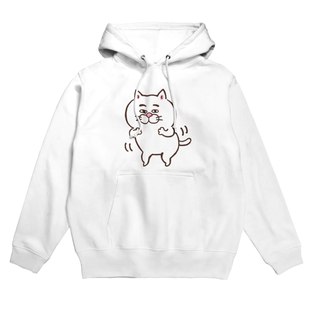 目つきの悪い猫＠いけやけいの踊るにゃんこ Hoodie