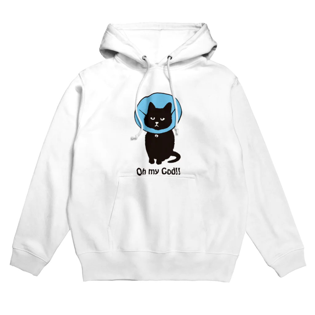 KYOSUKEのエリザベスカラー猫 Hoodie