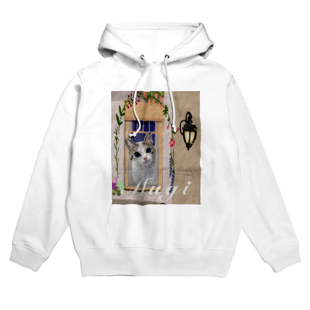 なるみにゃんのむぎちゃんグッズ Hoodie