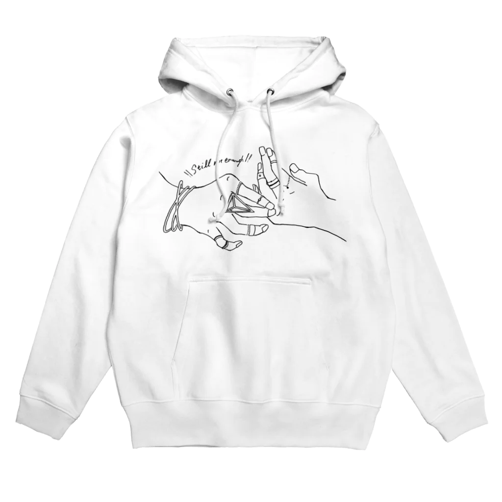 michicaのmotto ring Hoodie