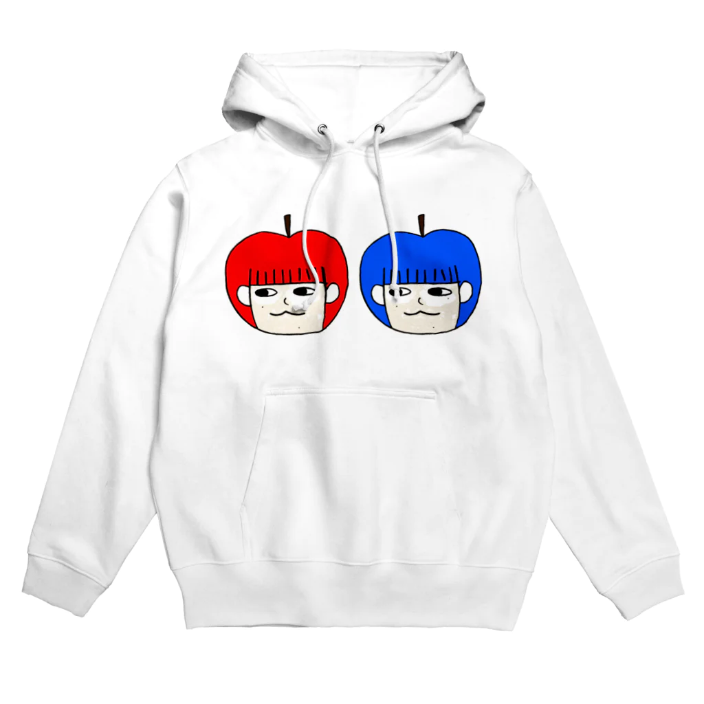 なづきの赤青あんごーさん Hoodie