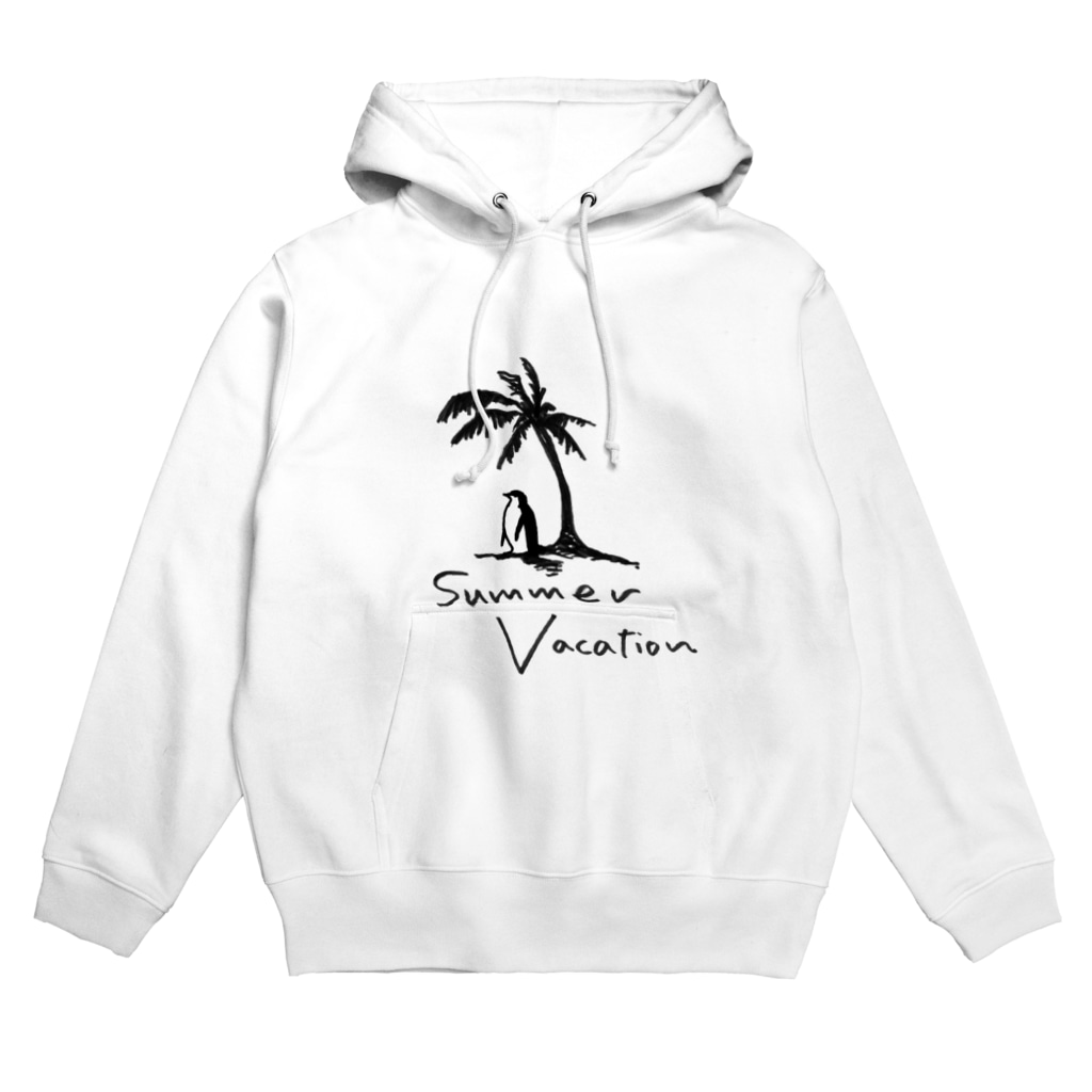 雑貨屋ペパロニのサマーバケーション　summer vacation ペンギンの夏休み Hoodie