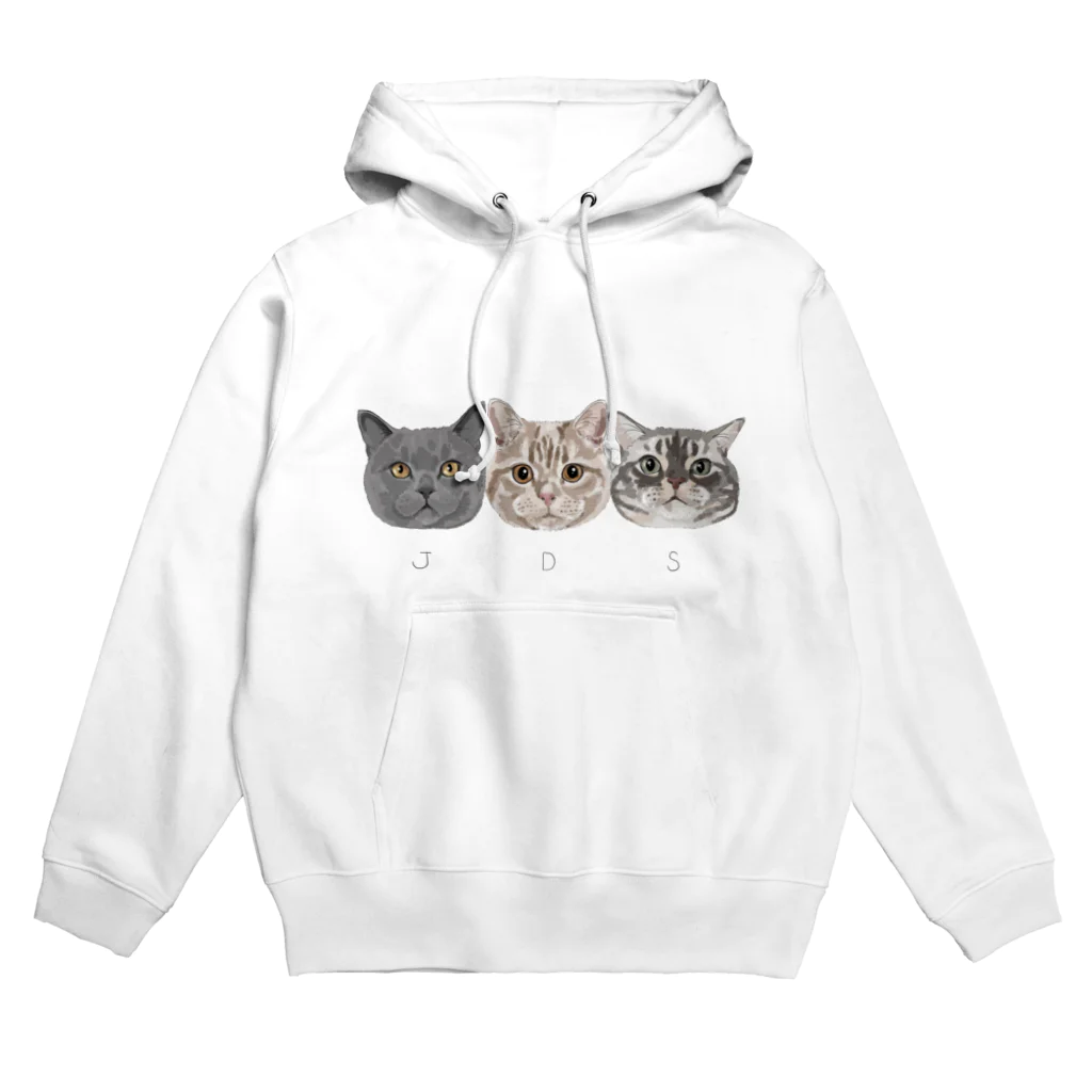 みきぞーん｜保護猫 ミッキー画伯と肉球とおともだちのJ&D&S Hoodie