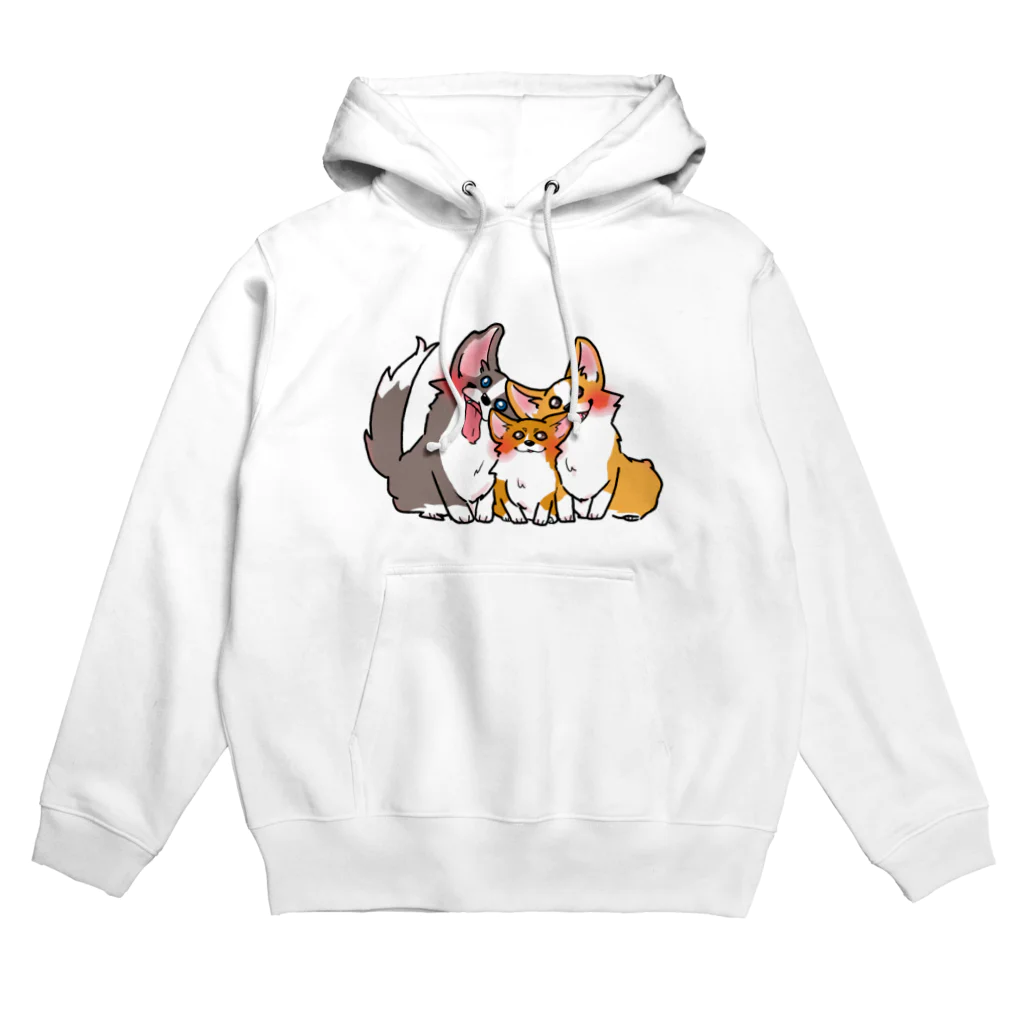 蒼い家の3こぎ Hoodie