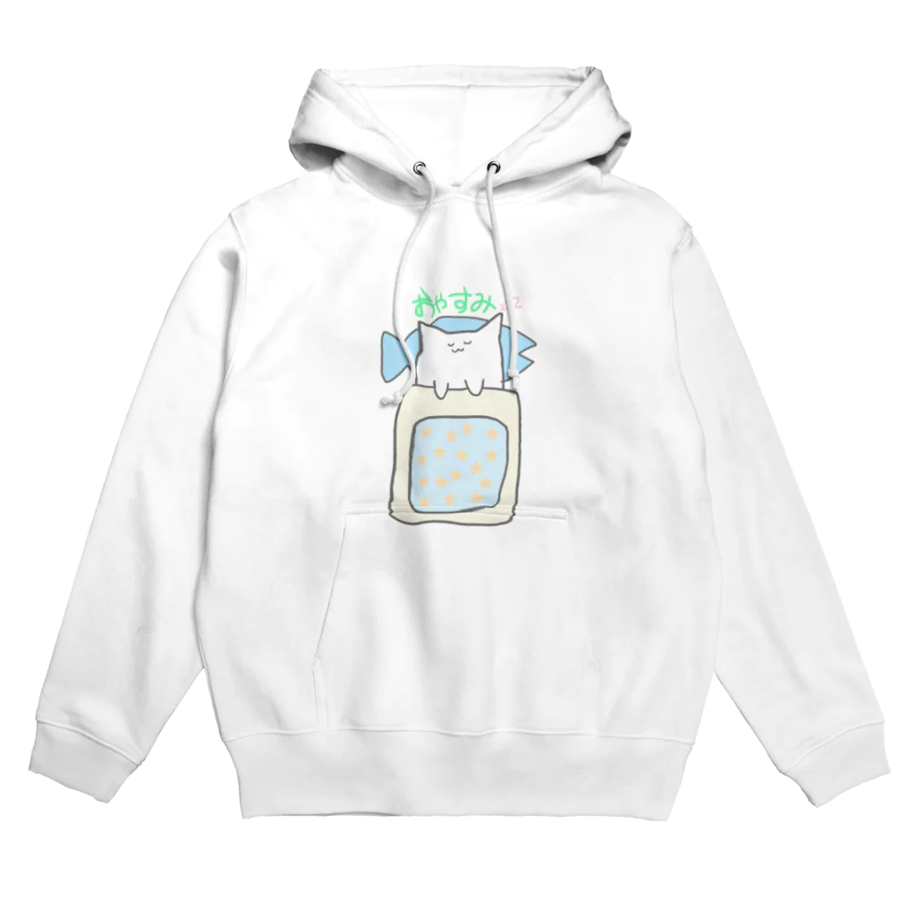 だめかわいい。の魚を枕にする猫 Hoodie