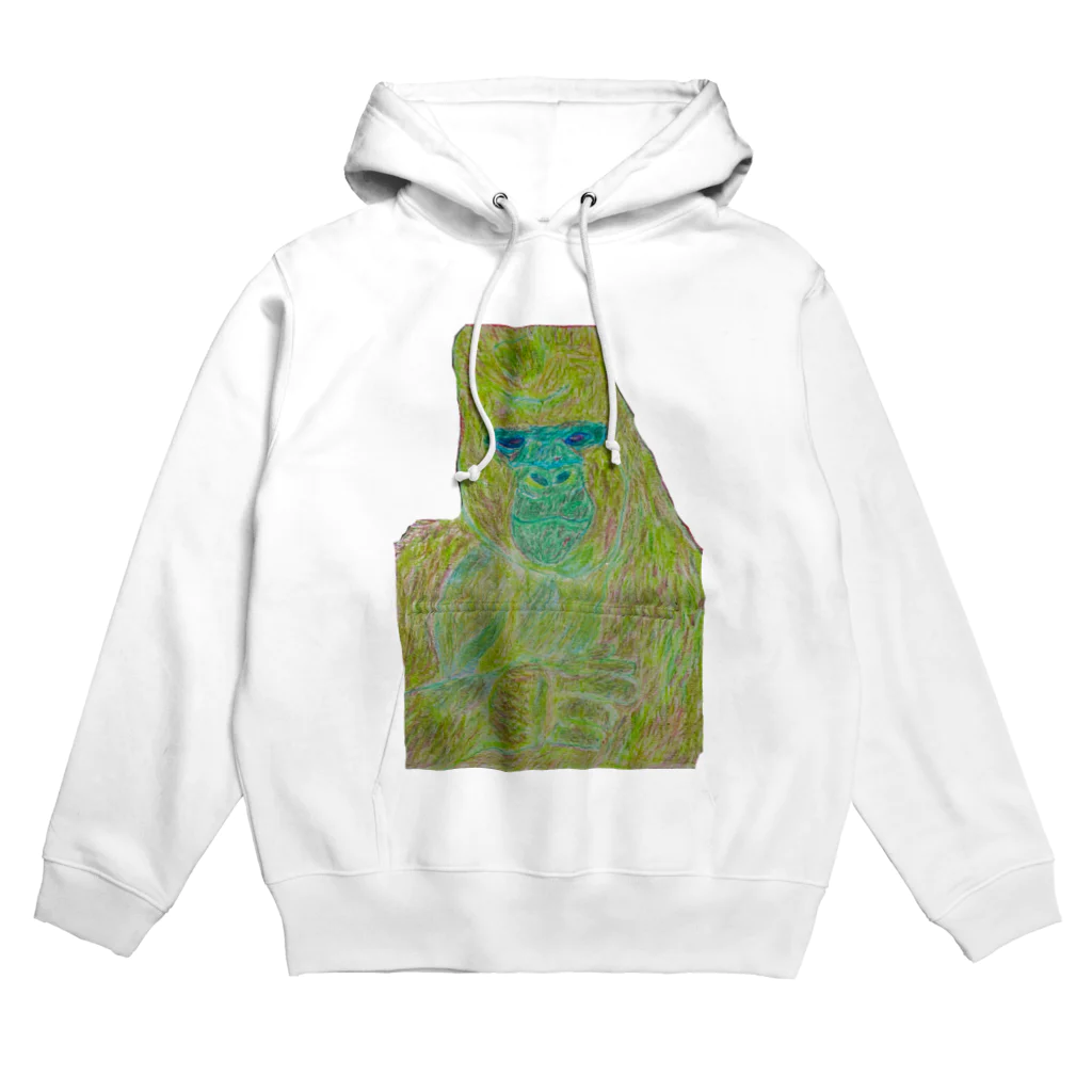 mogmog モグモグのカラフル　ゴリラ Hoodie