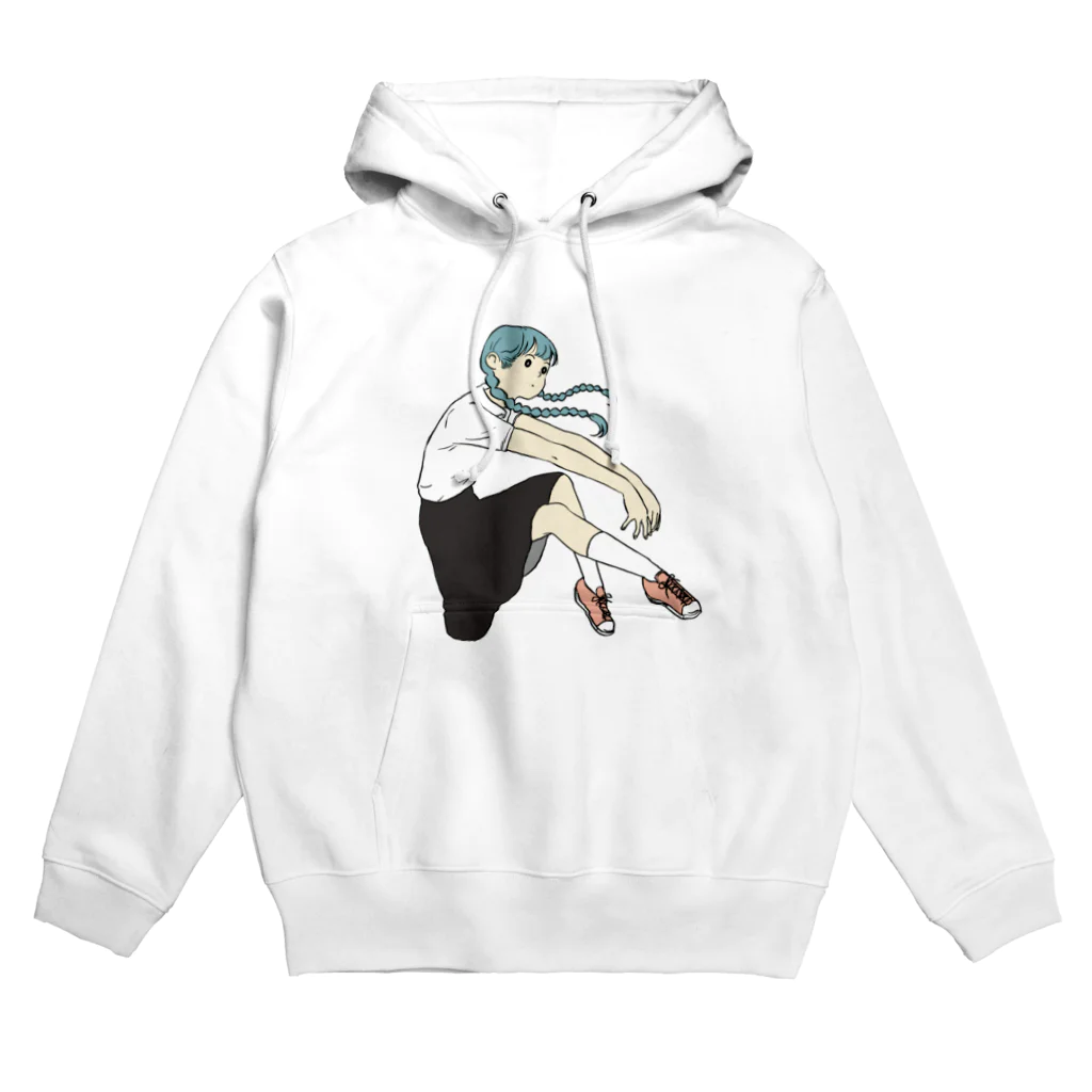 あわいのおさげの子2 Hoodie