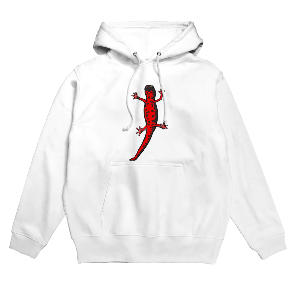 LalaHangeulのアカハライモリさん　文字無し Hoodie