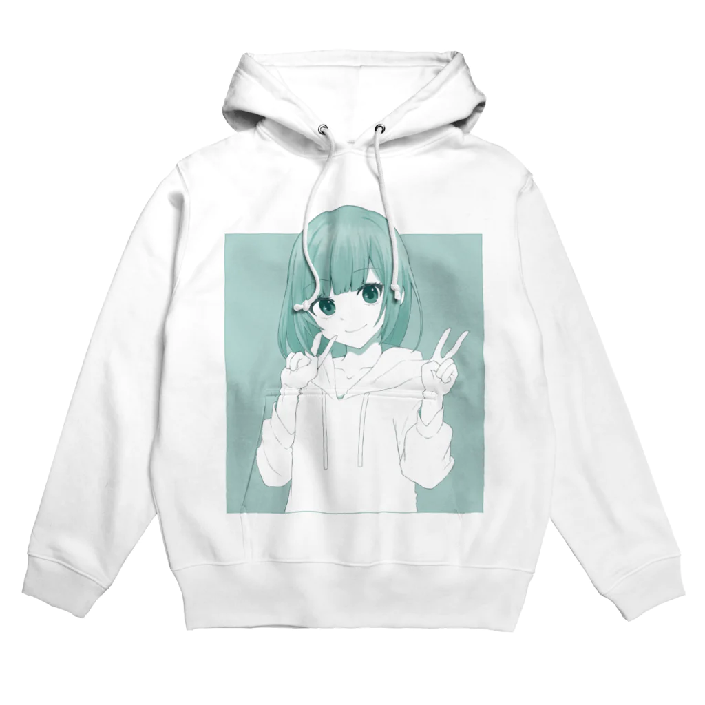 ミントのWピース Hoodie