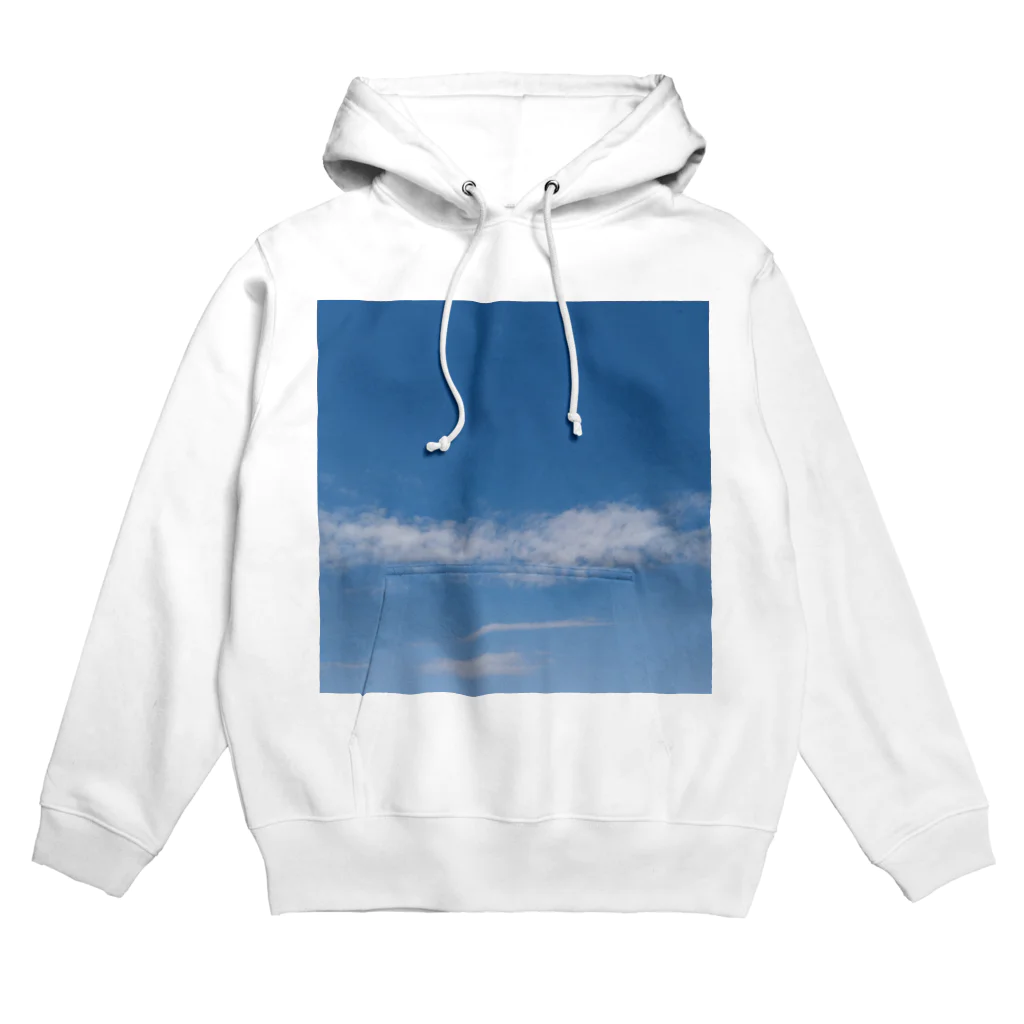 ナチュラルフラワーの青空 Hoodie