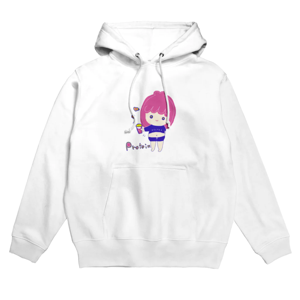 rurugirlのプロテイン女子 Hoodie