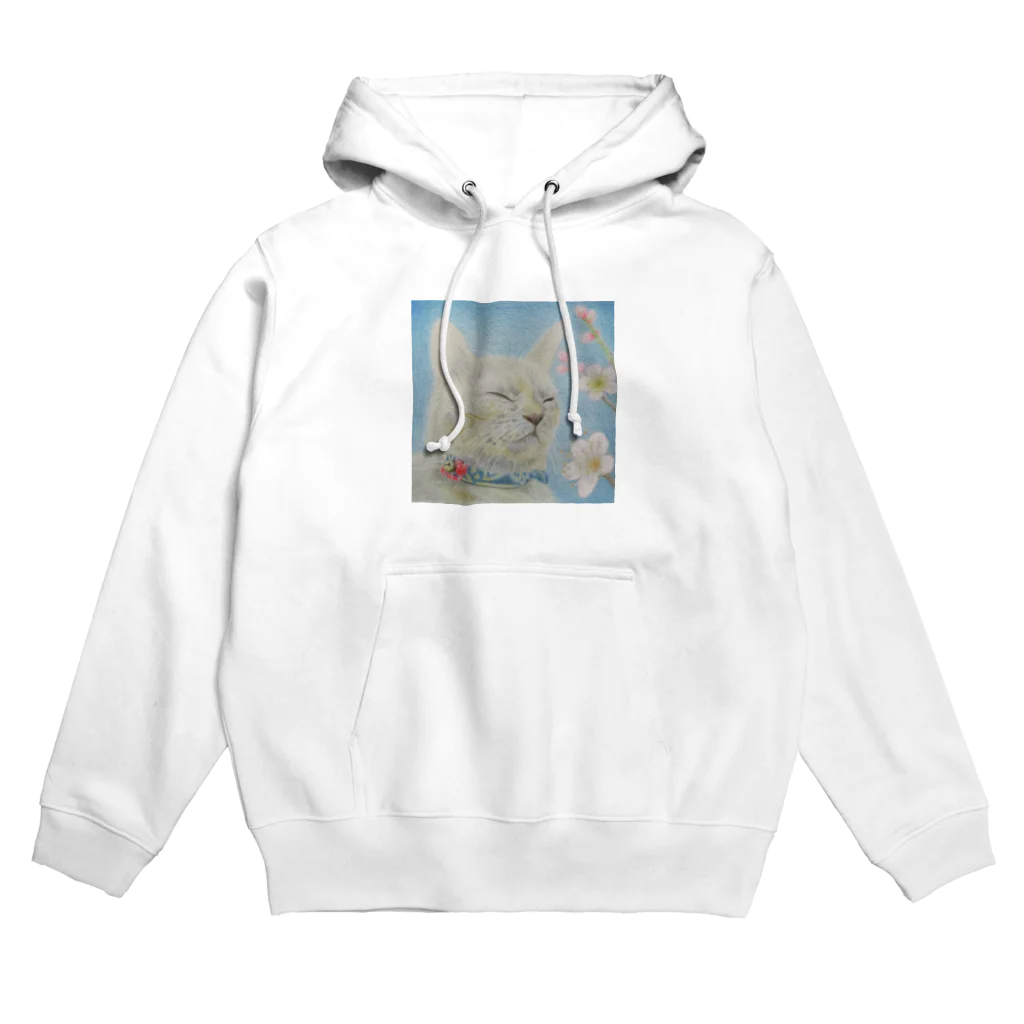 理絵のねこ ぬくぬく Hoodie