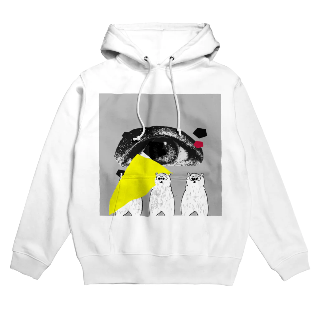 丸山マルコのアイくまトリオ Hoodie