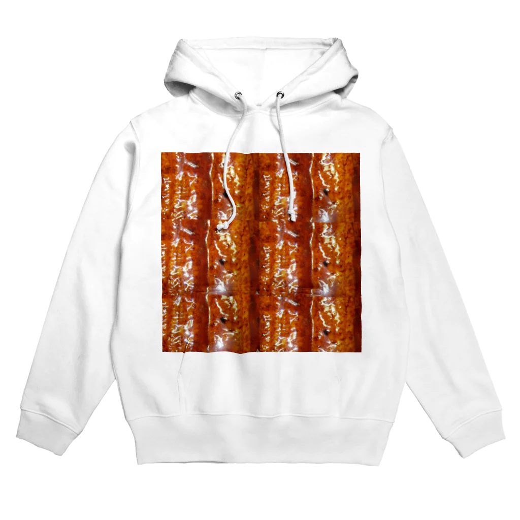 ミラくまのうなぎの蒲焼きタイル Hoodie