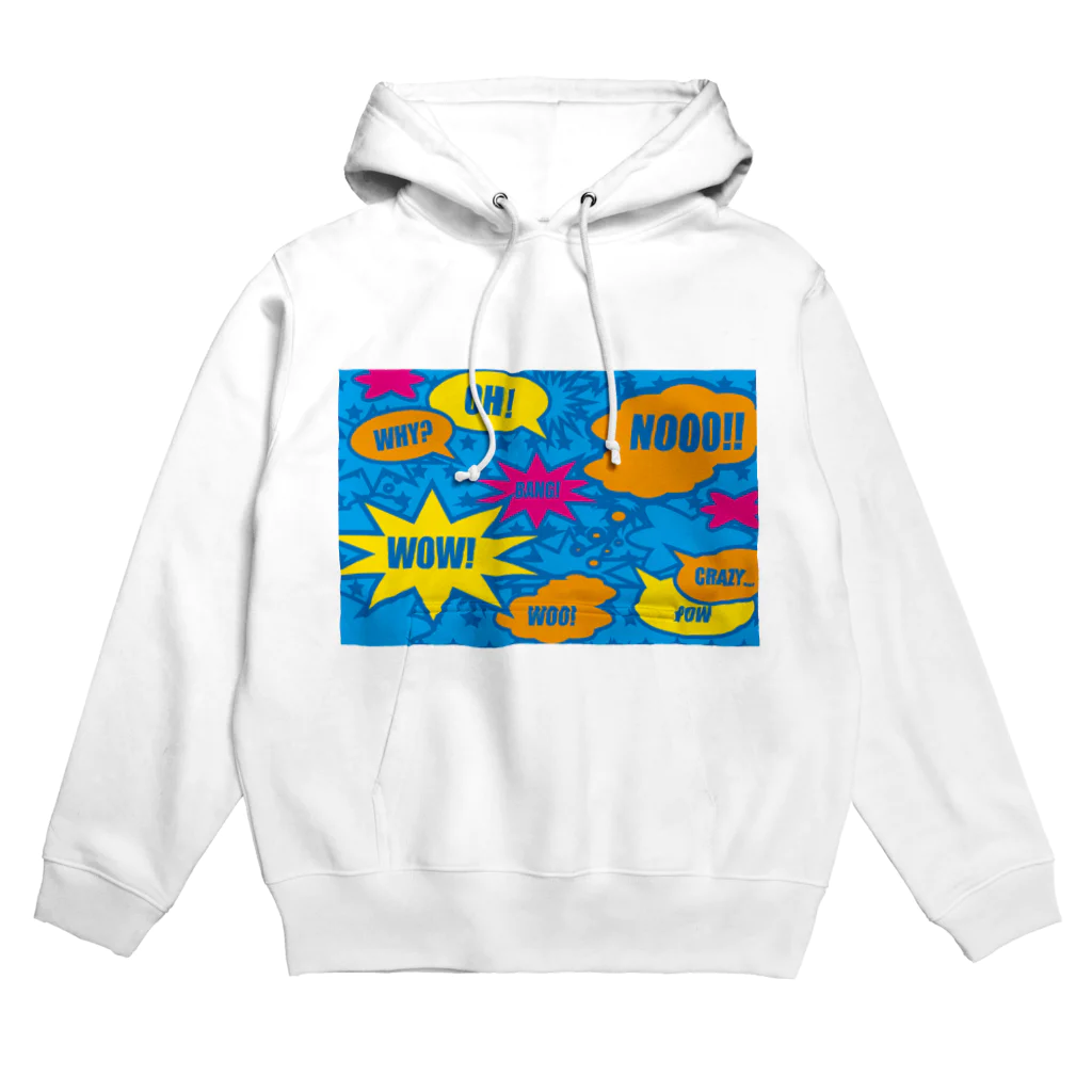 フォーヴァのコミックBLUE Hoodie